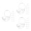 36Pcs Infant Pacifier Organizer Portable Clear Storage Box Durable 9