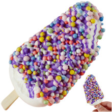 5Pcs Purple Artificial Ice PU Material Cute Home Decor