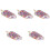 5Pcs Purple Artificial Ice PU Material Cute Home Decor 5