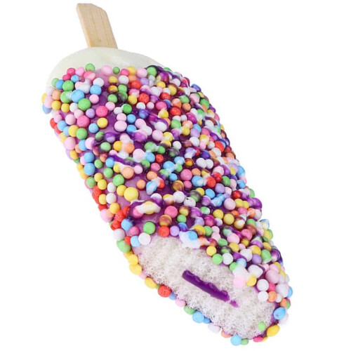 5Pcs Purple Artificial Ice PU Material Cute Home Decor 2