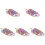 5Pcs Purple Artificial Ice PU Material Cute Home Decor 4