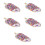 5Pcs Purple Artificial Ice PU Material Cute Home Decor 9