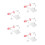10Pcs Pink Plastic Doll Stands Adjustable Action Figure Display Bases 10