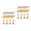 40Pcs Stable Base Spring Accessories for Shaking Head Doll Crafts 3