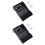 2Pcs Durable ABS Scissors Storage Box Hairdressing Tools Bracket Black 5