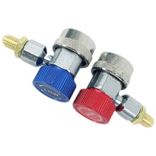 4Pcs Sturdy Metal Air Conditioner Hose Adapter Couplers Leak-Resistant