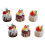 24Pcs Fake Dessert and Bread Models Assorted Colors Artificial Cake 3