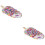 2Pcs Purple Simulated Popsicles Decoration Props Durable PU Material 7