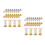40Pcs Stable Base Spring Accessories for Shaking Head Doll Crafts 5