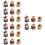 24Pcs Fake Dessert and Bread Models Assorted Colors Artificial Cake 9
