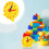 12Pcs Yellow Creative Clock Mold Time Learning Toy for Child Education 9