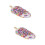 2Pcs Purple Simulated Popsicles Decoration Props Durable PU Material 8
