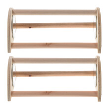 4Pcs Sturdy Wood Chicken Perches Khaki Chick Roosting Bars for Brooder