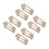 4Pcs Sturdy Wood Chicken Perches Khaki Chick Roosting Bars for Brooder 10