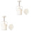 2Pcs White Hand Pressure Mold Strawberry Biscuit Cake Baking Maker 3