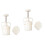 2Pcs White Hand Pressure Mold Strawberry Biscuit Cake Baking Maker 4