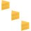 6Pcs Durable Resin Simulation Cheese Models Yellow Home Decors 11