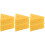 6Pcs Durable Resin Simulation Cheese Models Yellow Home Decors 6