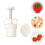 2Pcs White Hand Pressure Mold Strawberry Biscuit Cake Baking Maker 10