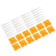 36Pcs Caulking Finish Tools for Bathroom Kitchen Door & Window Sealing Nozzles