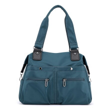 Breastfeeding Baby Diaper Bag Waterproof With Handle Blue 9.4x5.9x3.54in Multi Pocket Weekend Travel