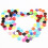 100pcs 8mm Mixed Color Round Shape Resin Buttons Sewing Accessories 7