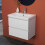 600mm White Bathroom Vanity Unit ,Ceramic Basin 4