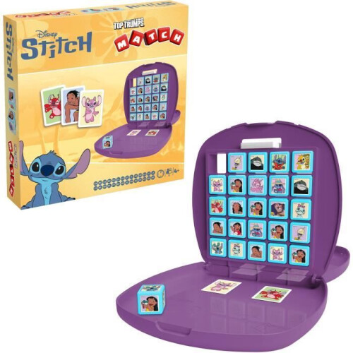 Lilo & Stitch Top Trumps Match - The Crazy Cube Game - Board Game