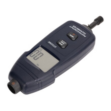 Digital Tachometer DT2236E, Handheld, White Backlit, Non-Contact & Contact RPM Meter