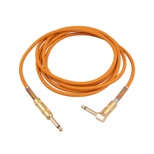 Gitarrinstrumentkabel 3 meter instrumentbasförstärkarkabel 6,35 mm