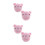 2Paires Chaussures Peluche Accessoires Hiver Poupees 8