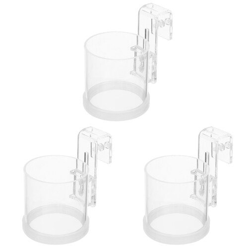 3Pièces Transparent De Nourrissage Accessoire Aquarium 1