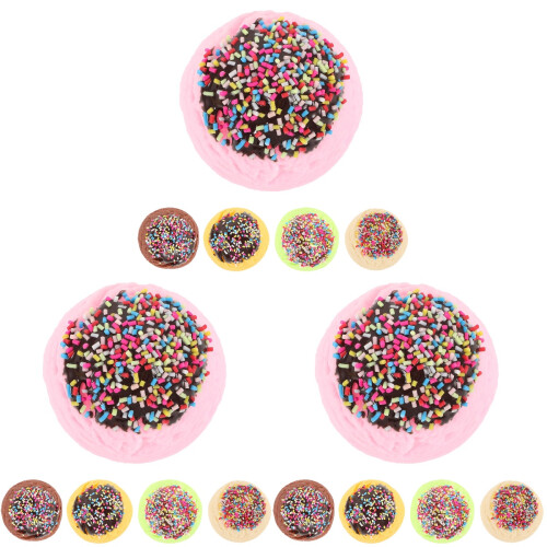 15Pièces Répliques De Boules De Glace PVC Multicolores Pour Décor 2
