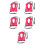 5Pièces Gilet Natation Enfant PVC Ajustable 8