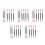 15Paires Kits Greffe Plastique Outils Transfert Précis 6