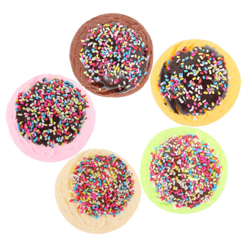 15Pièces Répliques De Boules De Glace PVC Multicolores Pour Décor 1