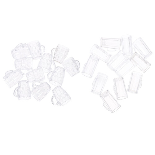 48Pièces Mini Mugs Pour Jouets Et Décoration Maison Miniature