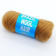 100%1 Roll Brazilian Wool Hair Acrylic Yarn for African Braids/Senegalese Twist/Faux Locs/Wraps/Dreadlocks