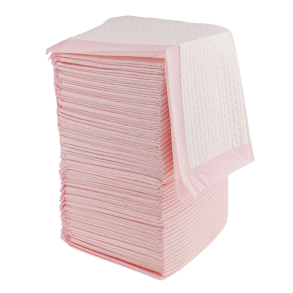 50pcs Disposable Underpads Urinary Incontinence Chair Bed Pads 18x13" Pink
