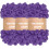 JubileeYarn Fun Finger Loops Garn Jumbo Polyester 100g/Nøgle 3 Nøgler 1