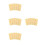 20Pièces Modèles Biscuit Artificiel Résine Jaune Clair Décor 5