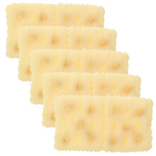 20Pièces Modèles Biscuit Artificiel Résine Jaune Clair Décor
