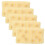 20Pièces Modèles Biscuit Artificiel Résine Jaune Clair Décor 1