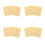 20Pièces Modèles Biscuit Artificiel Résine Jaune Clair Décor 8