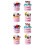 8Pcs Decorative Artificial Sandwich Biscuit Models Assorted Color PVC 7