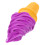 3Pièces Mini Glace PVC Violet Décorations Photographie Commerce 3