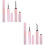 6Pièces Colle Extension Cils Rose Doux Pour Sensible 8