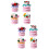 8Pcs Decorative Artificial Sandwich Biscuit Models Assorted Color PVC 9