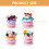 8Pcs Decorative Artificial Sandwich Biscuit Models Assorted Color PVC 10