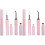 6Pièces Colle Extension Cils Rose Doux Pour Sensible 4